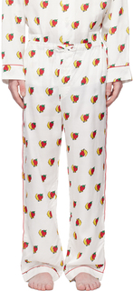 Белые пижамные штаны Strawberry &amp; Moon Sky High Farm Workwear