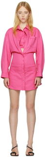 Розовое мини-платье &apos;La Robe Baunhilha&apos; Jacquemus