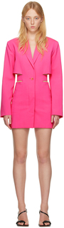 Розовое мини-платье Le Papier &apos;La Robe Bari&apos; Jacquemus
