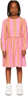 Детское розово-оранжевое платье At Ease Repose AMS