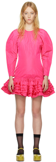 Розовое мини-платье Caerys Molly Goddard