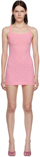 Розовое мини-платье Escort Sandy Liang