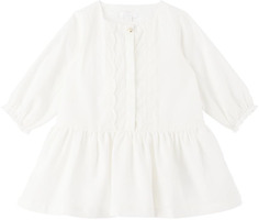 Детское платье с вышивкой Off-White Chloé Chloe