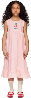 SSENSE Эксклюзивное Детское Розовое Платье Макси Cherry Jellymallow
