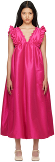 Розовое платье макси Tatiana Kika Vargas