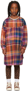 Детское многоцветное платье из хлопковой ткани Daily Brat