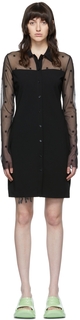 Черное мини-платье 4G Givenchy