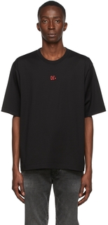 Черная футболка с логотипом DG Dolce &amp; Gabbana