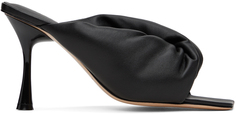 Черные босоножки на каблуке Croissant 90 Studio Amelia