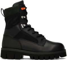 Черные военные ботинки Heron Preston