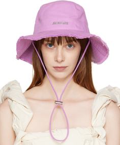 Фиолетовая шляпа Le Bob Artichaut Jacquemus