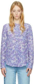 Фиолетовая рубашка Русак Isabel Marant