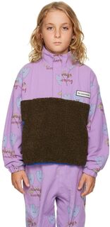 Детская куртка с фиолетово-коричневыми цветами The Campamento