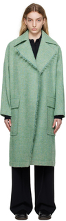 Зеленая куртка с бахромой Victoria Beckham