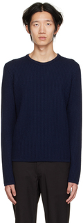 Темно-синий свитер с круглым вырезом Engineered Garments