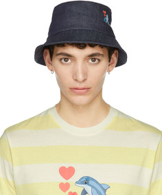 Шляпа Indigo Bob Mark Bucket Hat A.P.C.