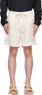 Льняные шорты для отдыха Off-White COMMAS