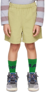 Детские зеленые свободные шорты Main Story