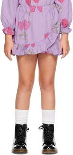 Детская юбка с фиолетовыми цветами The Campamento