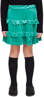 Детская зеленая юбка с рюшами The Campamento
