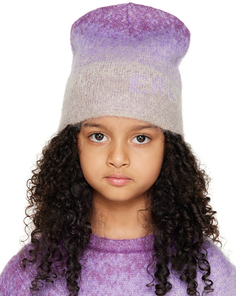 Детская фиолетовая шапка с градиентом ERL