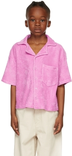 Детская розовая рубашка свободного кроя Repose AMS