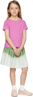 Детская розовая футболка из органического хлопка Longlivethequeen