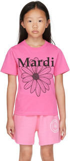 Детская футболка с розовым цветком Mardi Mercredi Les Petits