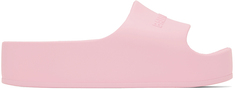 Розовые массивные шлепанцы Balenciaga