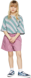 Детские розовые плетеные шорты Main Story