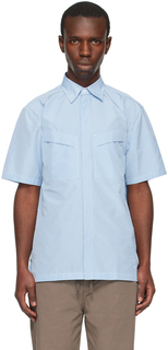 Синяя клетчатая рубашка Dunhill