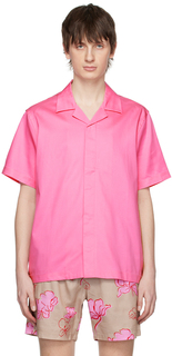 Розовая рубашка йорк Saturdays NYC