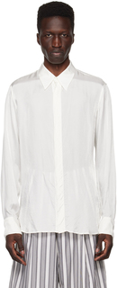 Рубашка Off-White с французскими манжетами Dries Van Noten