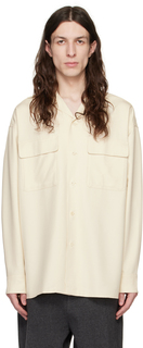 Рубашка Off-White с накладными карманами AMI Alexandre Mattiussi