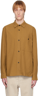 Светло-коричневая рубашка с начесом MHL by Margaret Howell