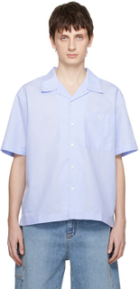 Синяя полосатая рубашка Dunst