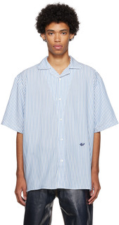 SSENSE Эксклюзивная сине-белая рубашка Alonzo Eytys