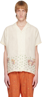 Эксклюзивная рубашка SSENSE Off-White Farm Life Sujni HARAGO
