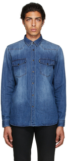 Синяя джинсовая рубашка Elpaz Hugo