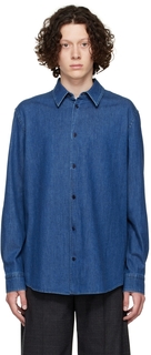 Синяя джинсовая рубашка из кеведо Gabriela Hearst