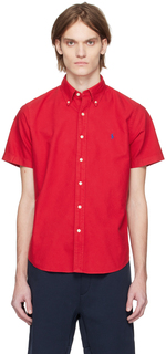 Красная рубашка, окрашенная в готовом виде Polo Ralph Lauren