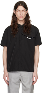 Черная рубашка с карабином HELIOT EMIL