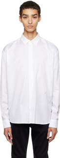 Белая рубашка Lyrique с монограммой и трафаретом Études