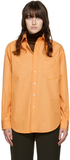 SSENSE Эксклюзивная оранжевая рубашка Andy Maiden Name