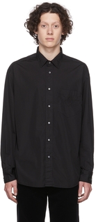 Черная хлопковая рубашка Ralph Lauren Purple Label