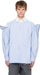 Сине-белая многослойная рубашка JW Anderson