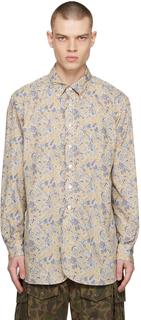 Желто-синяя рубашка BD 19th Century Engineered Garments