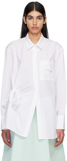 Белая рубашка с фенетом Cecilie Bahnsen
