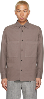 Серо-коричневая рубашка Freddy 5360 NN07