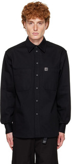Черная хлопковая рубашка Dunhill